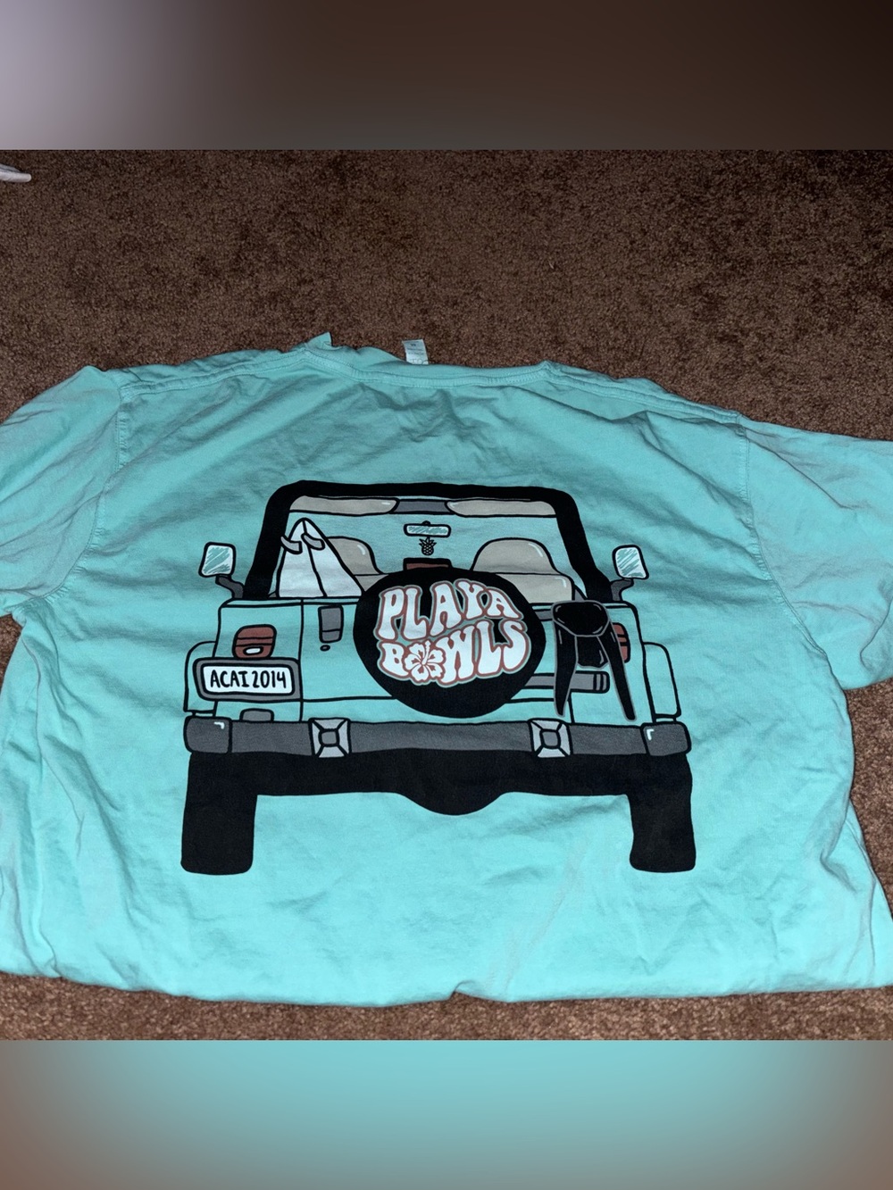 Playa Bowls Graphic Tee - Never worn